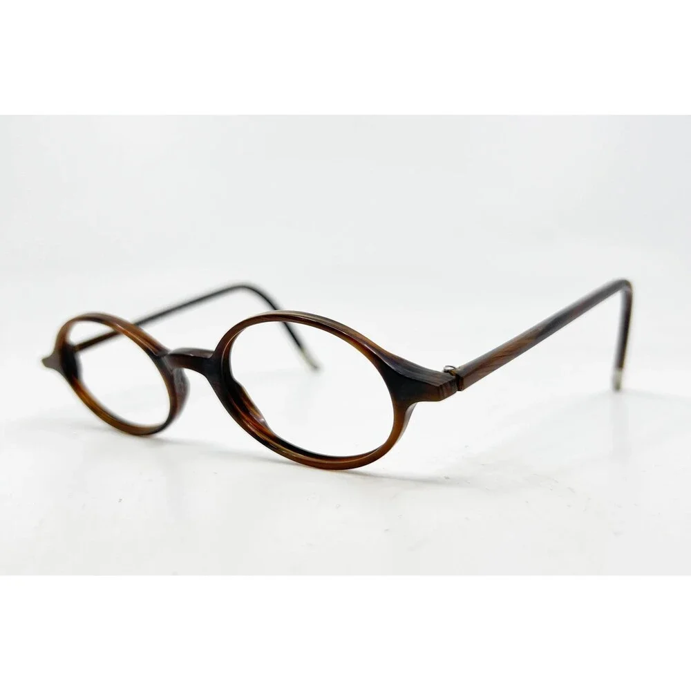 Modo Eyeglasses Women Brown Oval Full Rim Italy 137 40-22-135